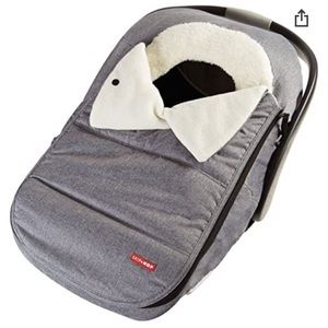 Skiphop carseat cover feather grey.
